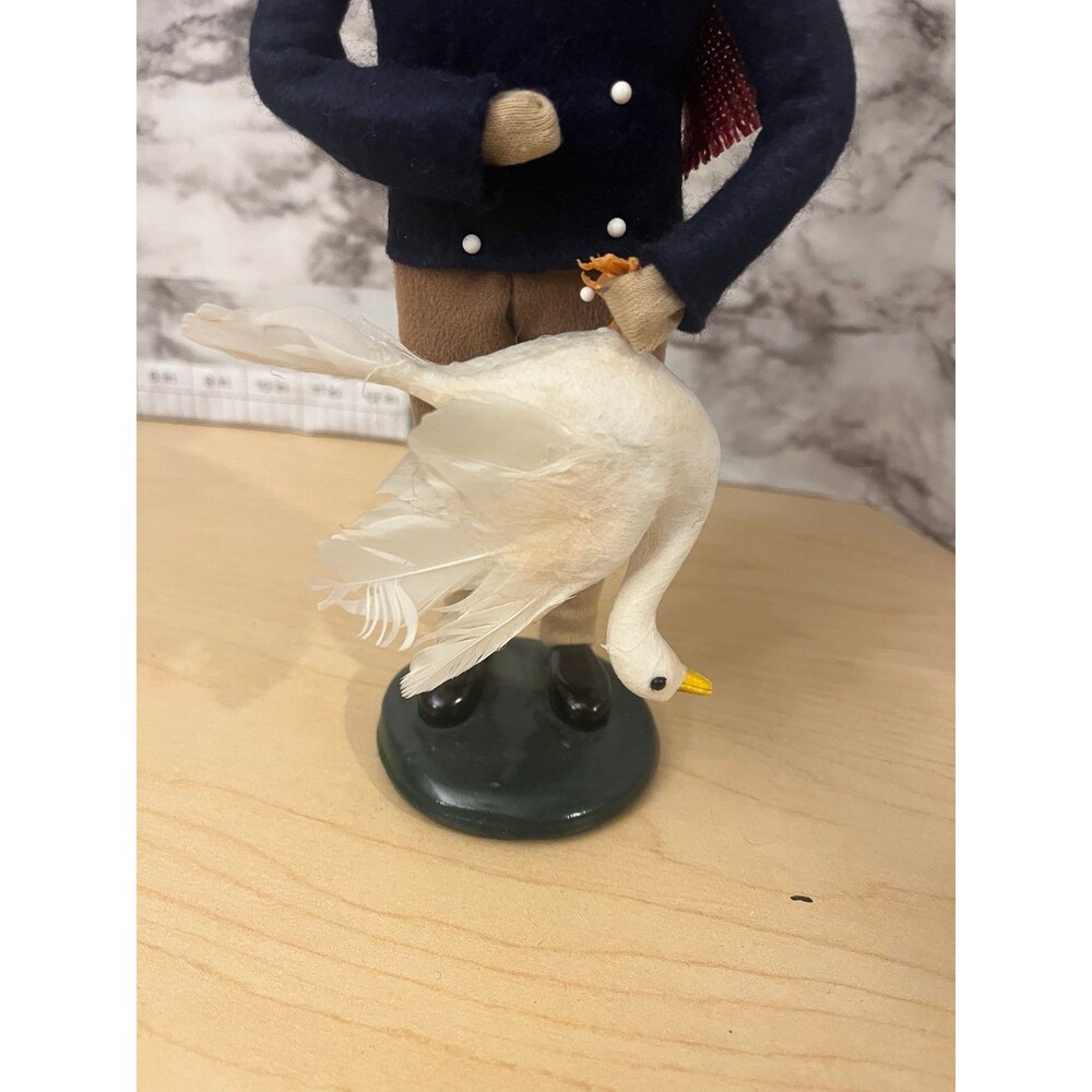 Byers Choice 1995 Boy with Upside Down Goose Caroler 10" Retired Dickens - Picture 3 of 5